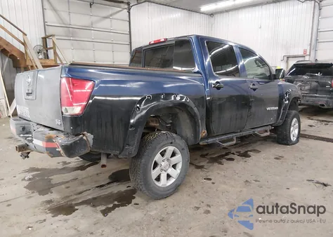 2007 Nissan Titan Xe из США, поврежденный, VIN 1N6AA07B67N200335